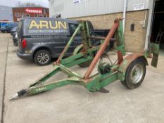 Steel Two Wheel Cable Drum Trailer