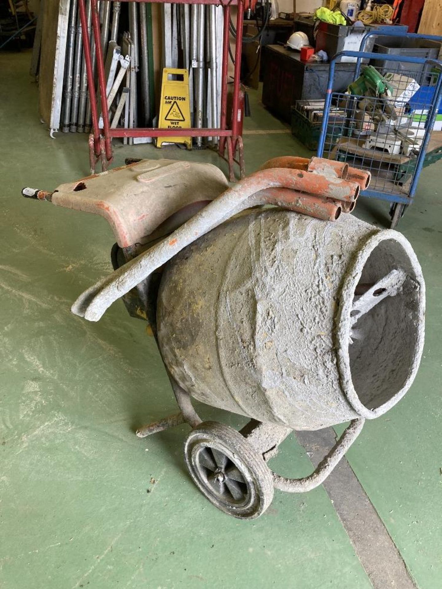 Belle Minimix 150 Cement Mixer with Stand Legs