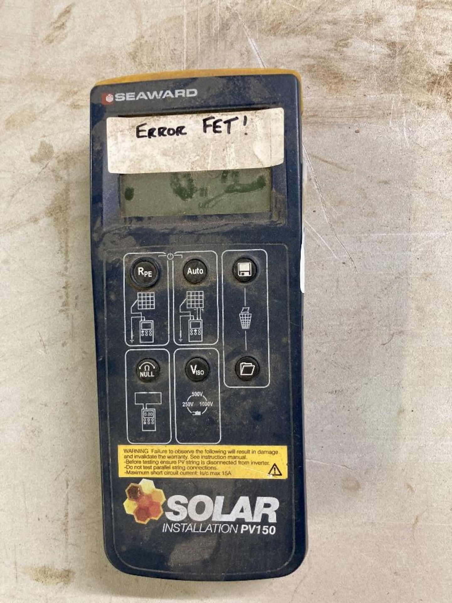 Seaward PV150 Solar Installation Tester