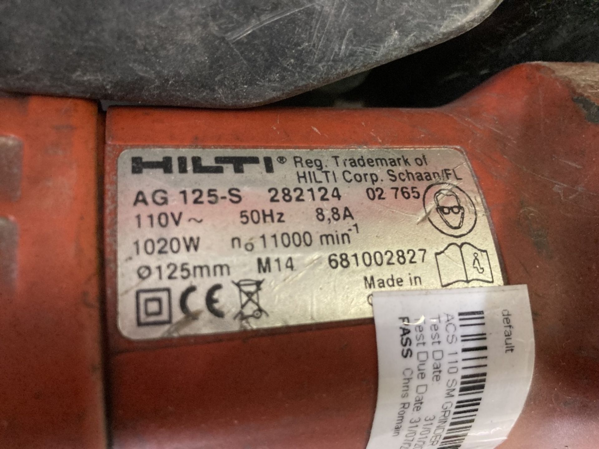 Hilti AG 125 S Disk Grinder - Image 3 of 4