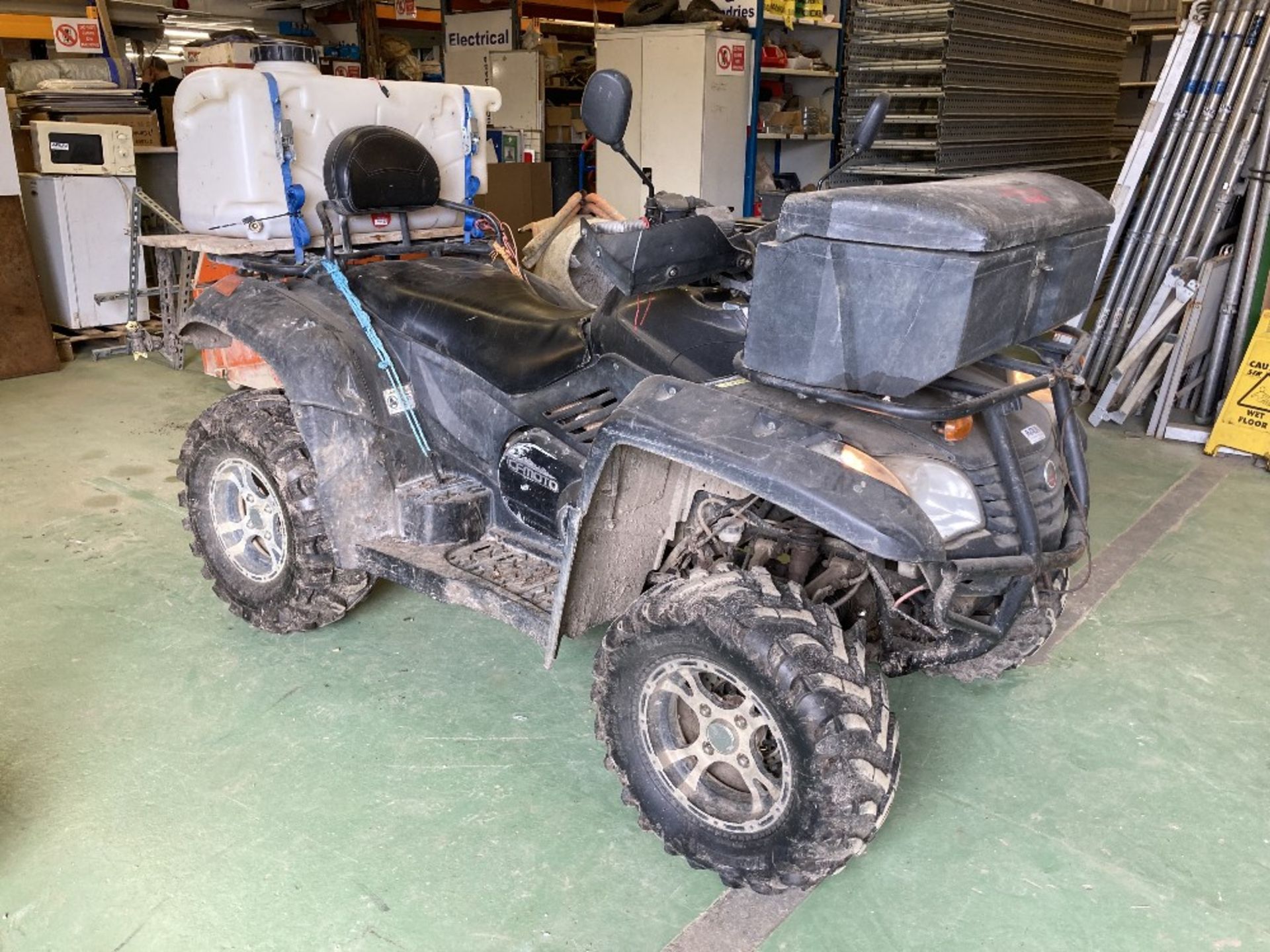 Quadzilla Automatic Quadbike with mounted Enduraspray 90L Spot Sprayer