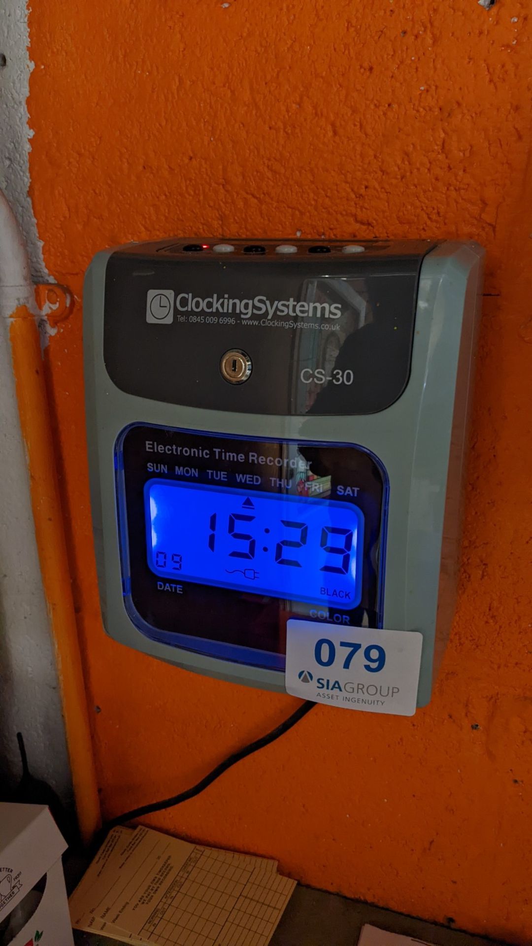 Clocking Systems CS30 Electronic Time Recorder Clocking-In Machine