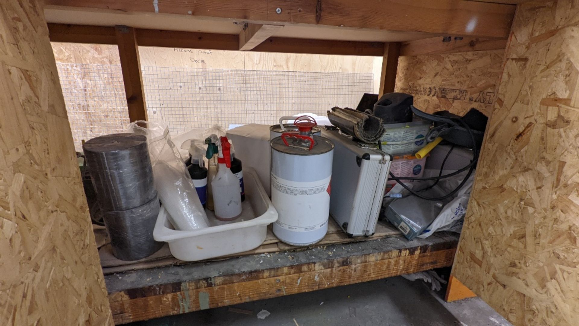 Work Bench with Film Dispenser and Various Heat Guns and Tools - Image 3 of 5