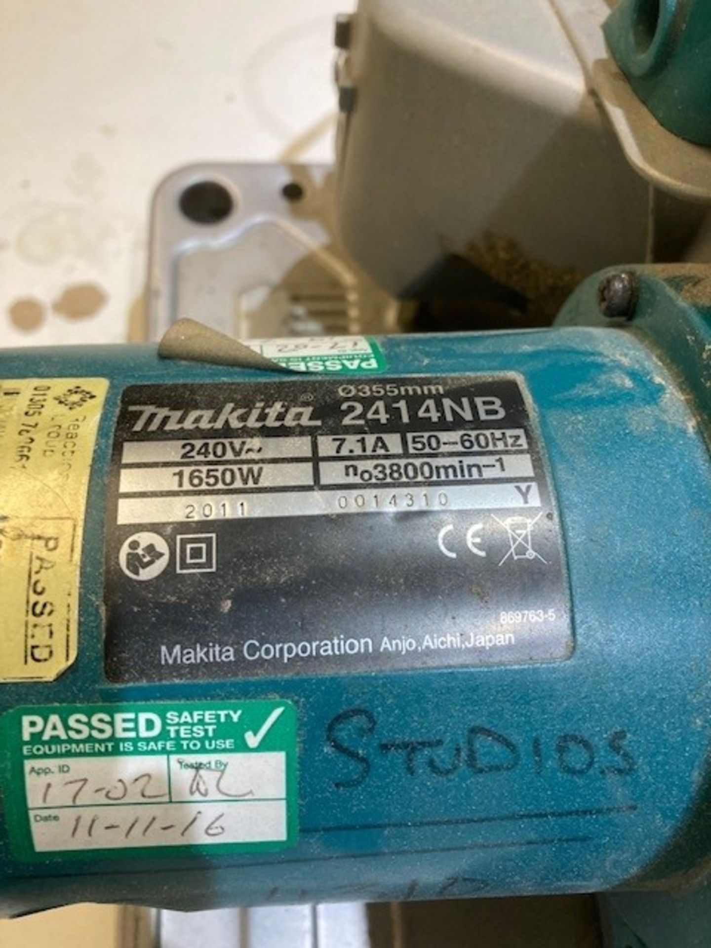 Makita 2414NB Abrasive Cut Off Saw - Image 4 of 4