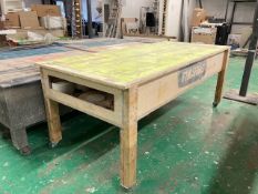 Wooden Mobile Workbench