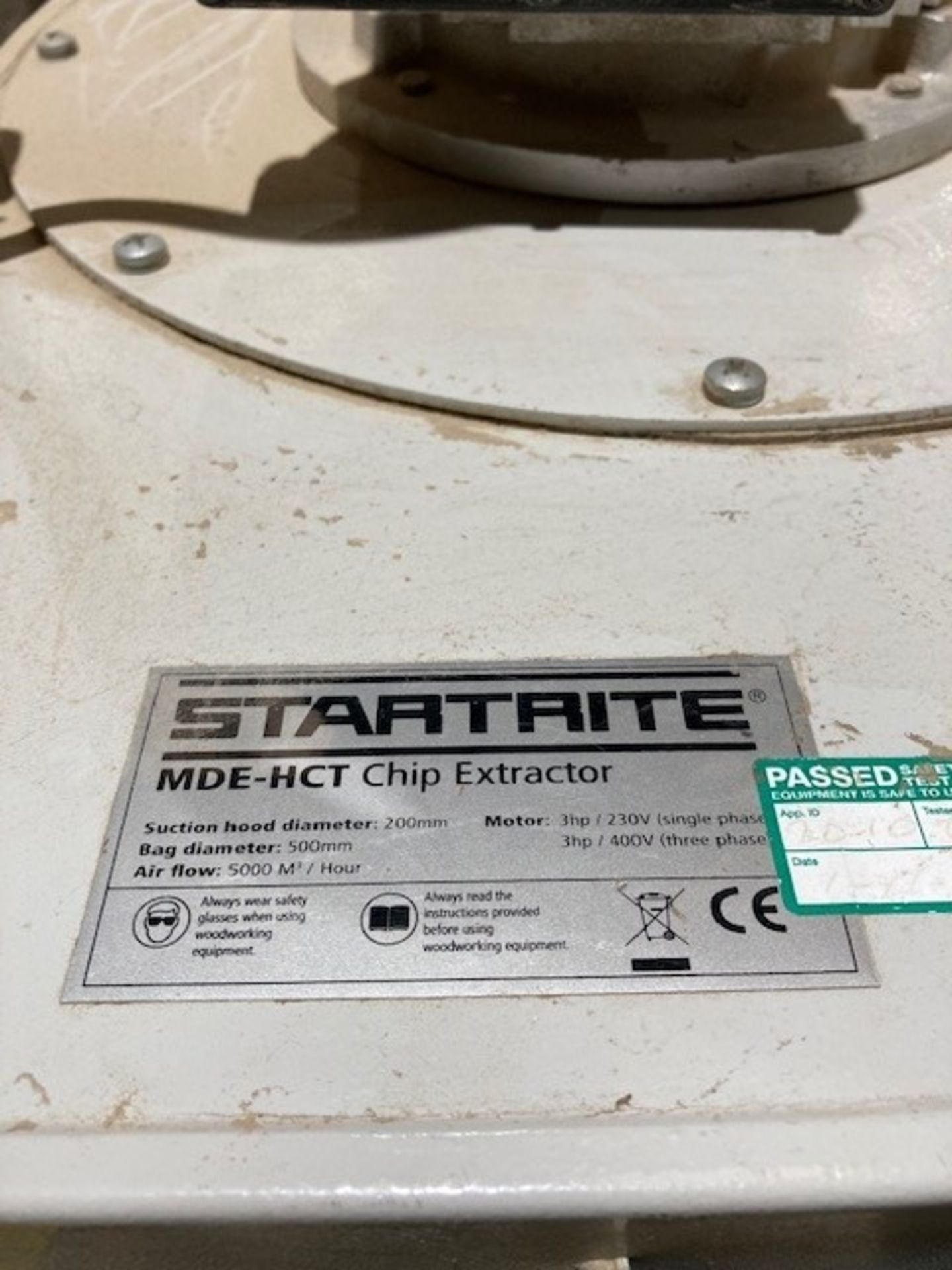 Martin T60C Panel saw (2016) with Startrite MDE-HCT Two-Bag Dust Extractor - Image 10 of 10