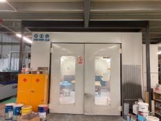 Todd Engineering Olympian 1000 Series Freestanding Spray Booth with Twin Leaf Front Doors