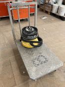 Steel Trolley & Numatic Vacuum Cleaner