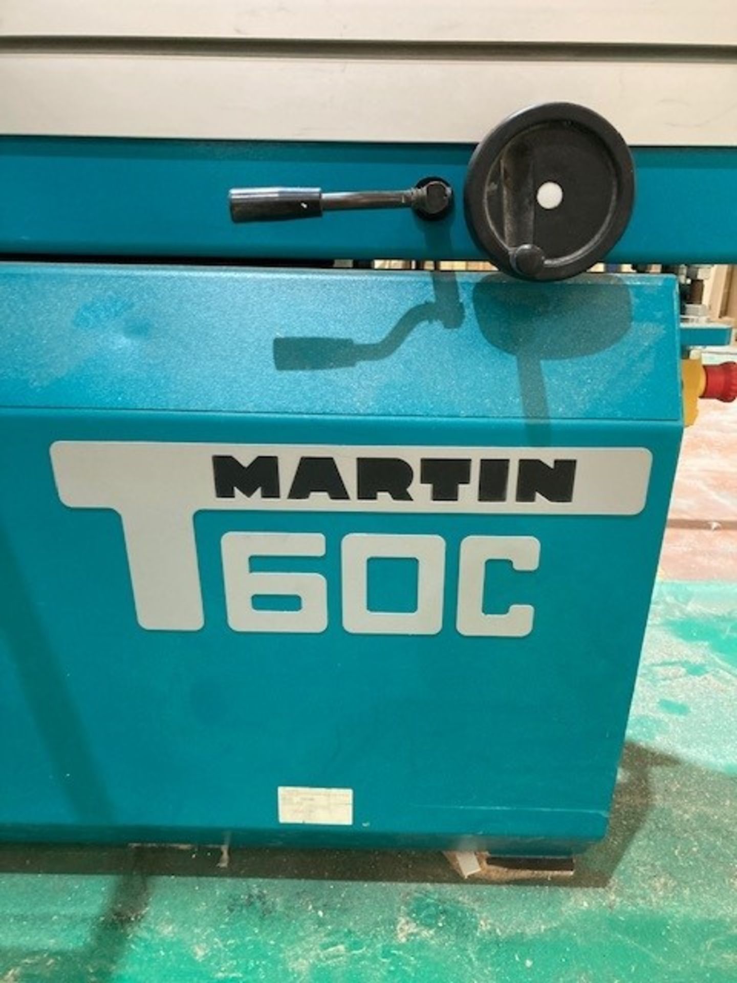 Martin T60C Panel saw (2016) with Startrite MDE-HCT Two-Bag Dust Extractor - Image 6 of 10