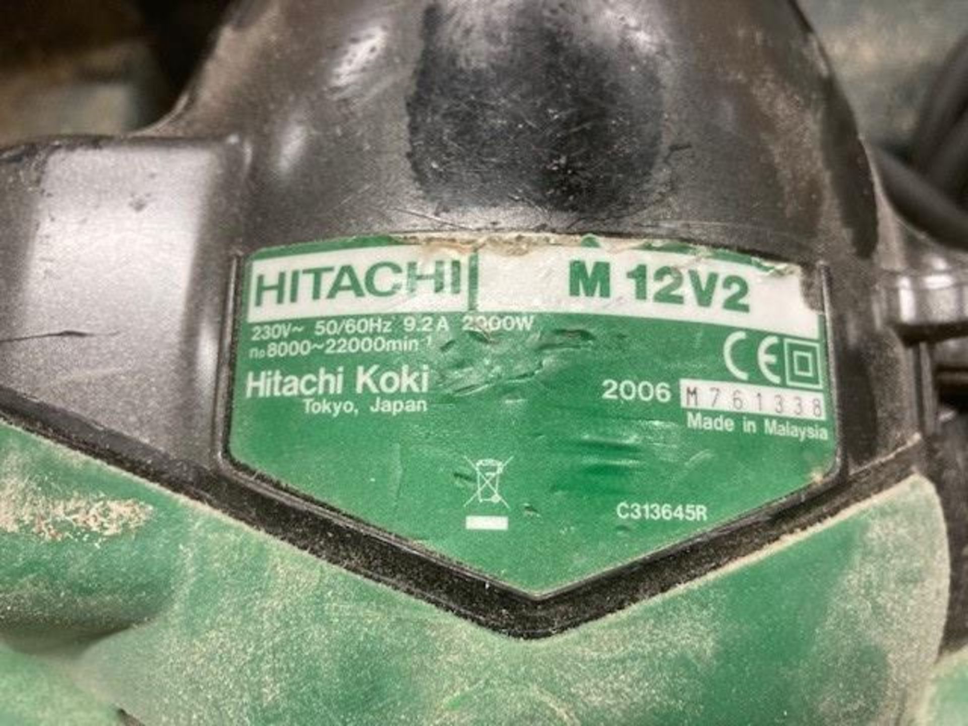 Hitachi M12V2 Plunge Router - Bild 2 aus 3