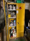 Hazardous Substance Storage Cabinet & Contents