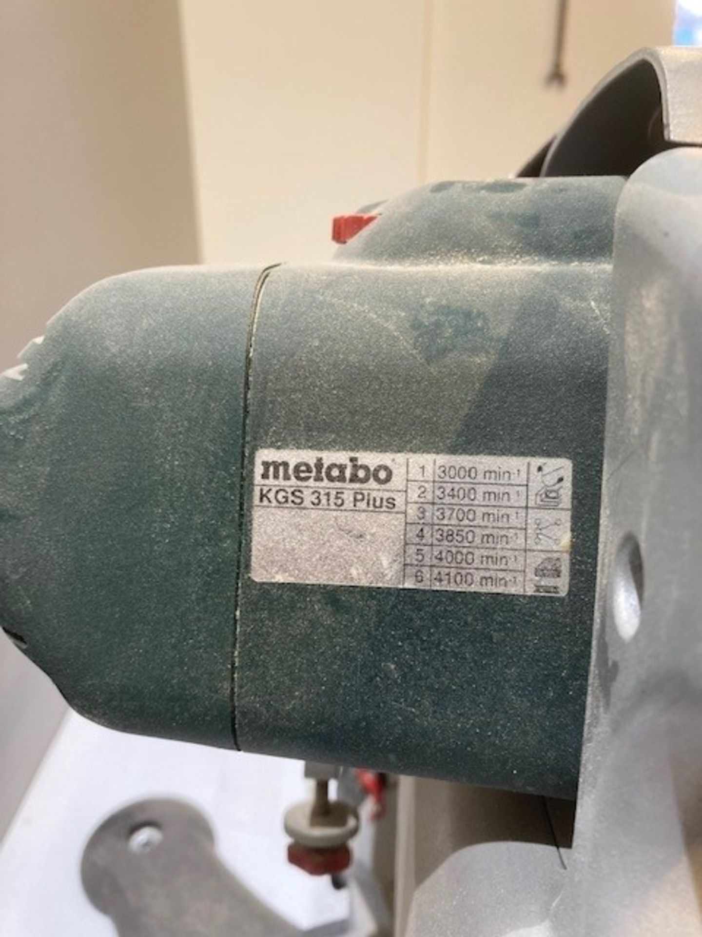 Metabo KGS 315 Plus Mitre Saw - Image 4 of 4