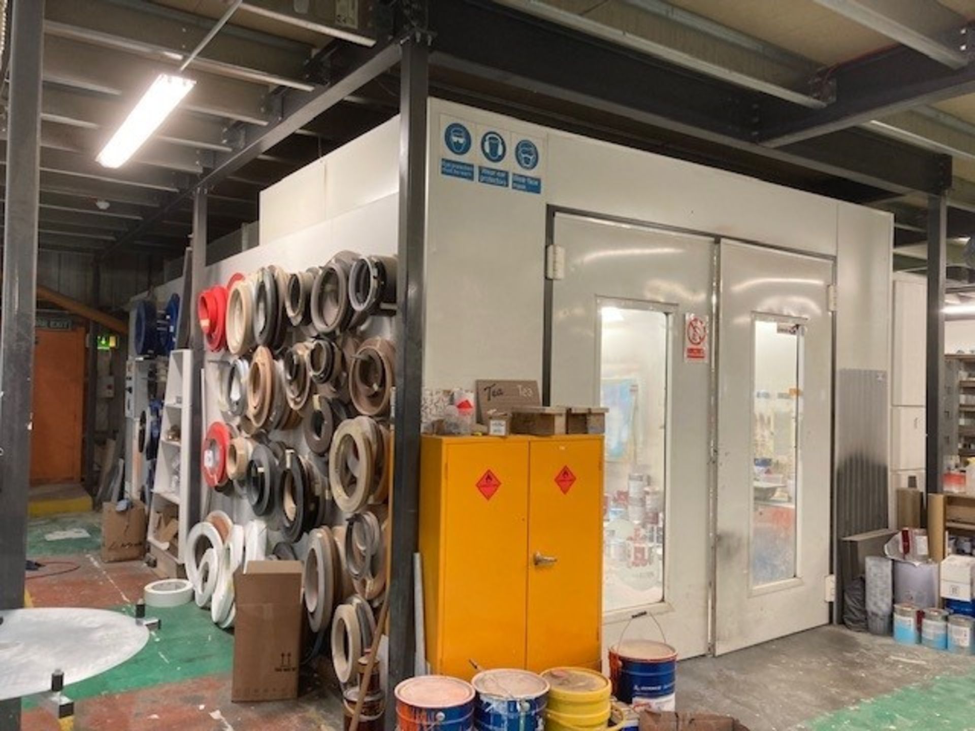 Todd Engineering Olympian 1000 Series Freestanding Spray Booth with Twin Leaf Front Doors - Image 2 of 9