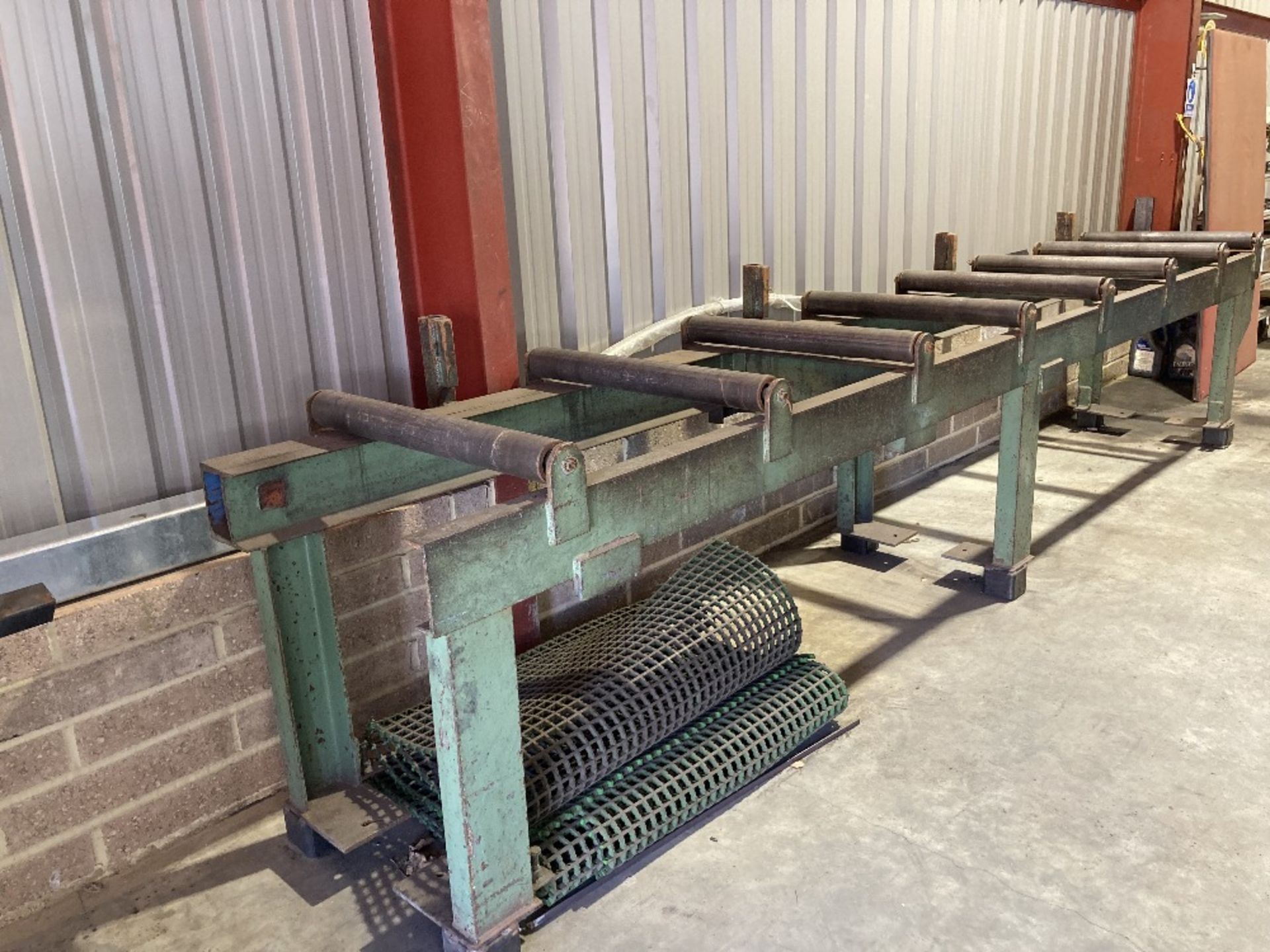 Heavy duty steel roller conveyor - Image 3 of 4