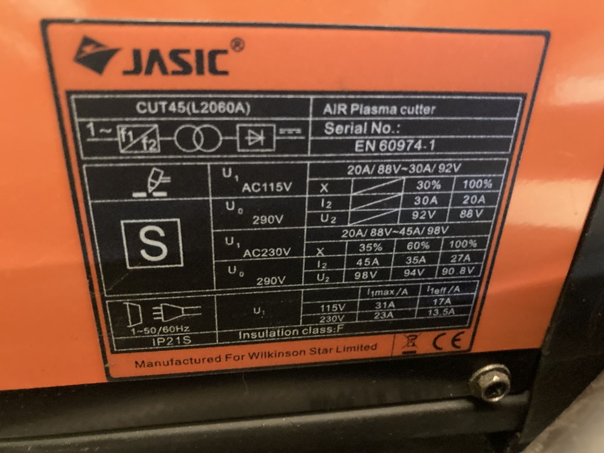 Jasic Pro Cut 45 (L2060A) PFC plasma cutter - Image 5 of 5