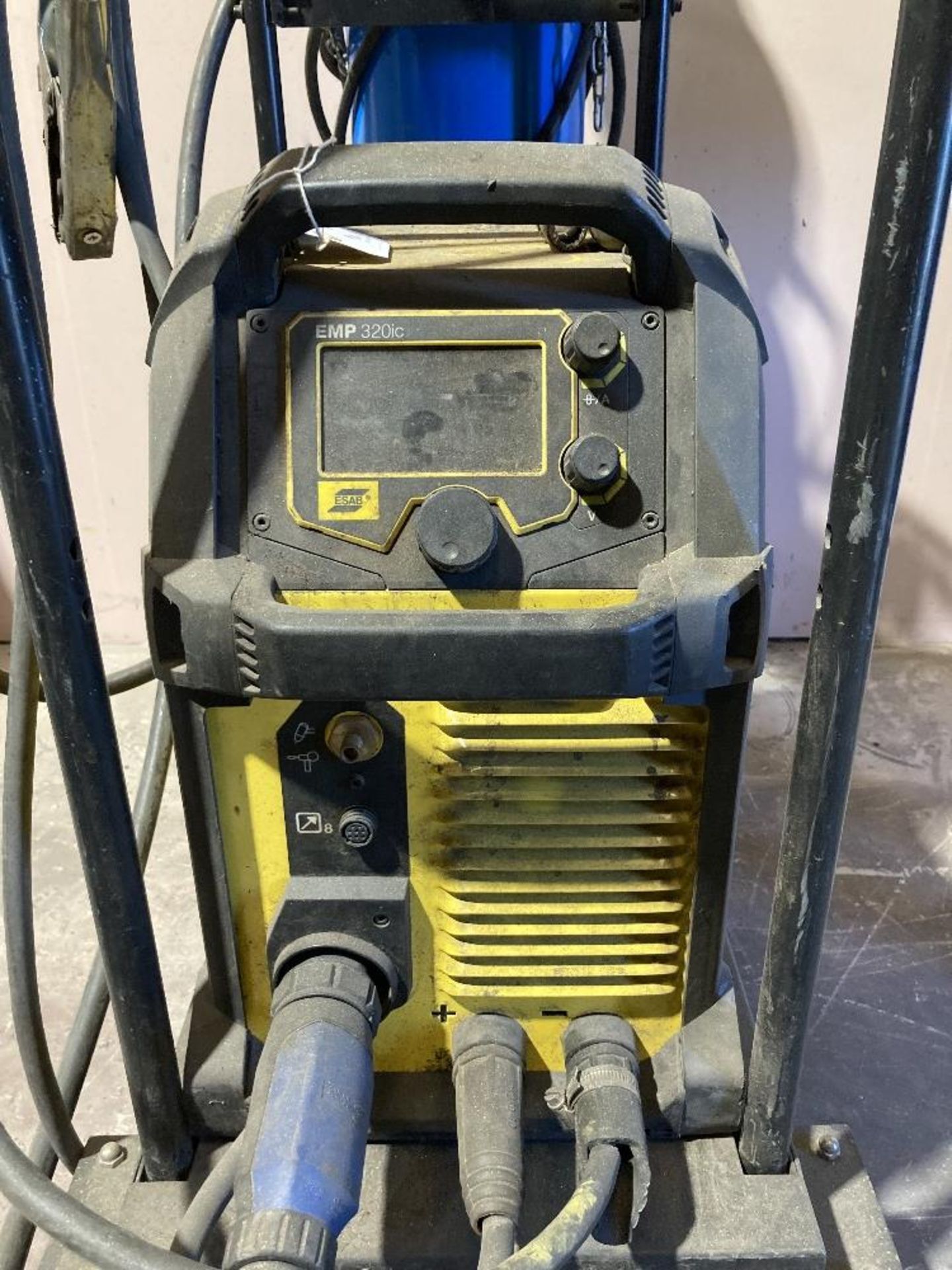 ESAB Rebel EMP 320iC multi process welder with mobile trolley - Image 3 of 5