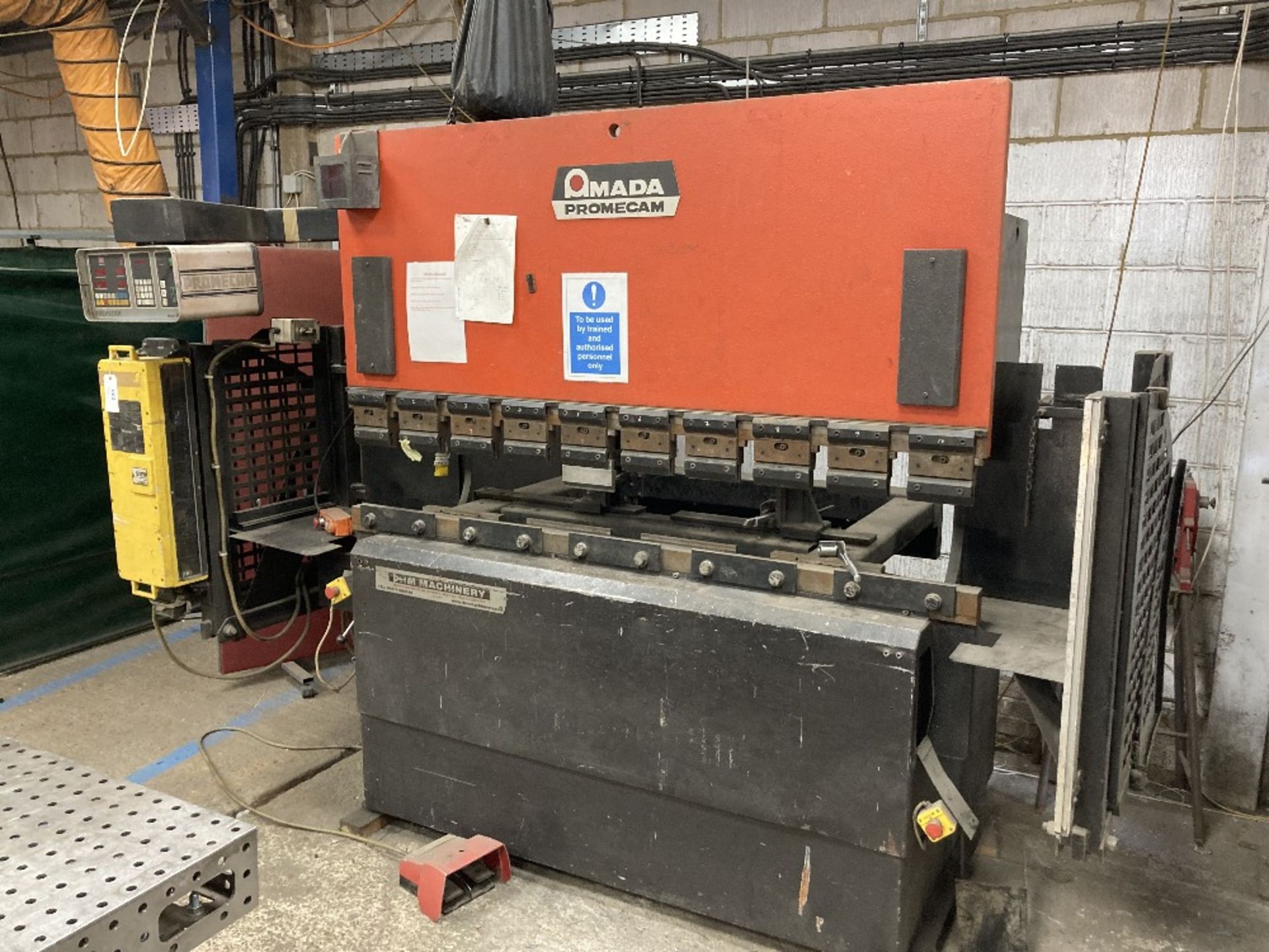 Amada Proecam ITS CNC 50 tonne press brake