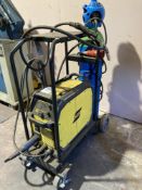 ESAB Rebel EMP 320iC multi process welder with mobile trolley