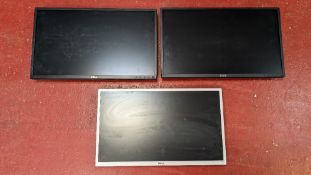 (3) DELL 23" Monitors