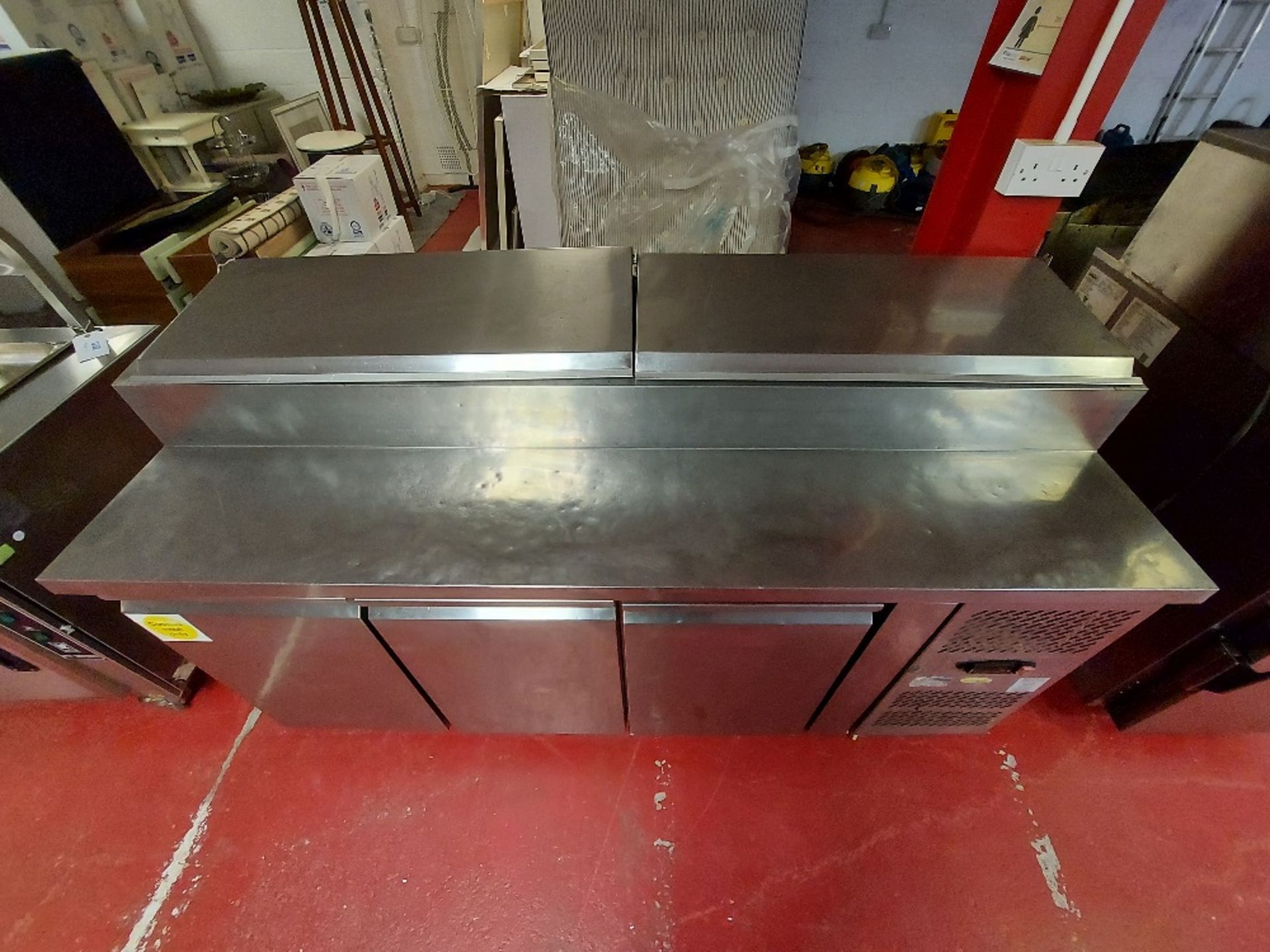 Tefcold SS7300 stainless steel gastronorm servery counter - Image 2 of 3