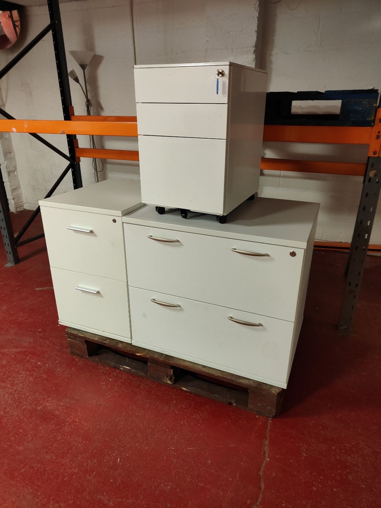 (2) Metal Filing Cabinets and Pedestal Drawer - Image 3 of 3