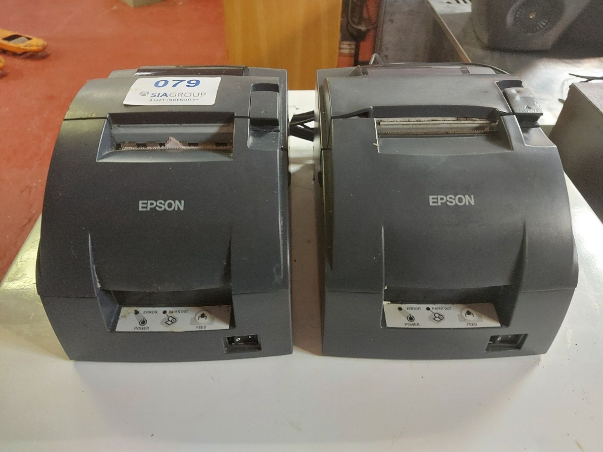 (2) Epson M188D thermal receipt printers