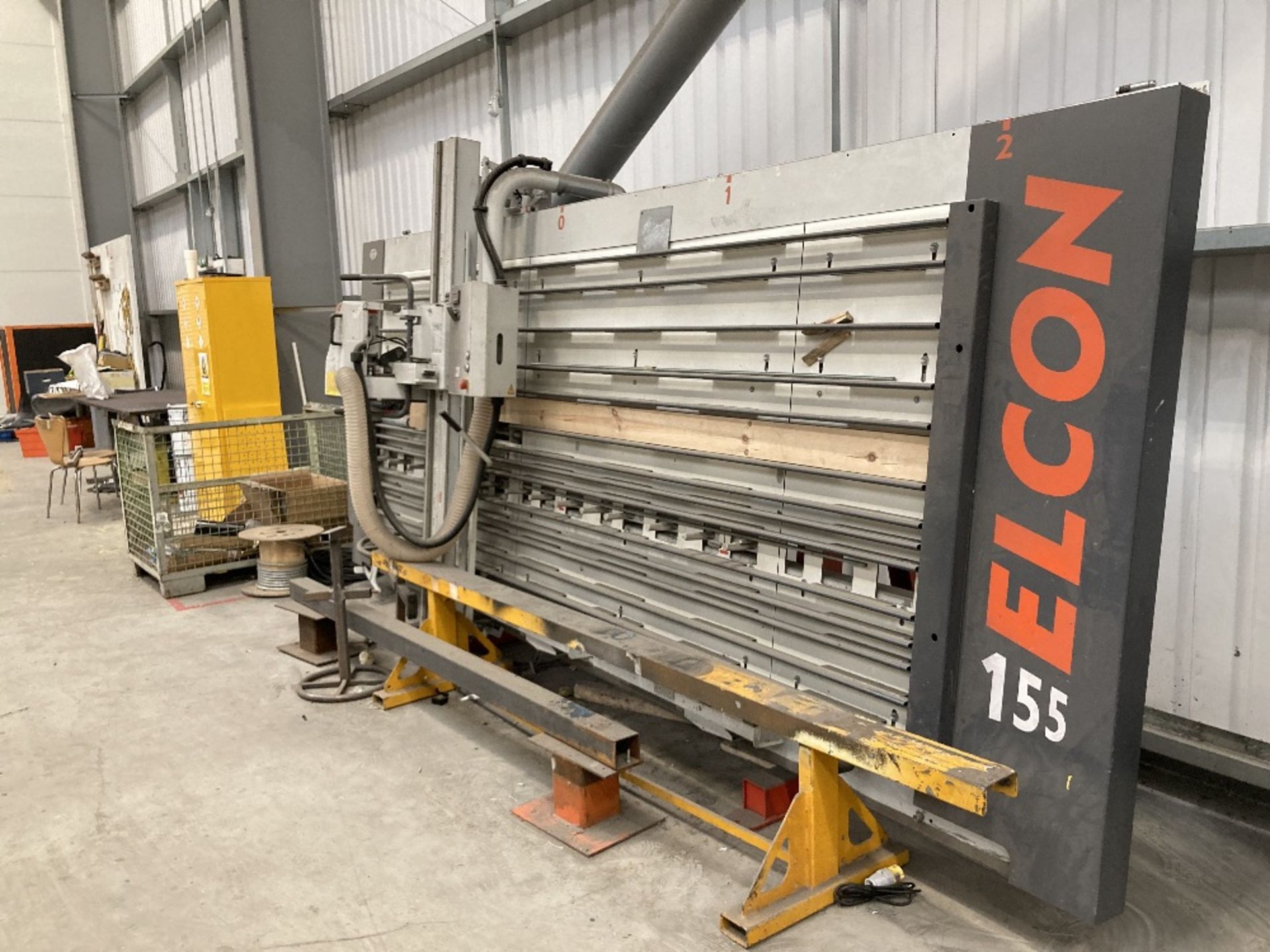 Elcon 155 DS Vertical Panel Saw & Fike Dust Extraction Unit - Image 3 of 15