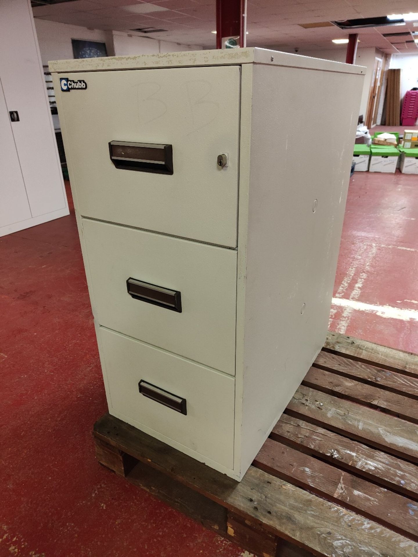 High Security Chubb Metal Filing Cabinet - Image 2 of 3