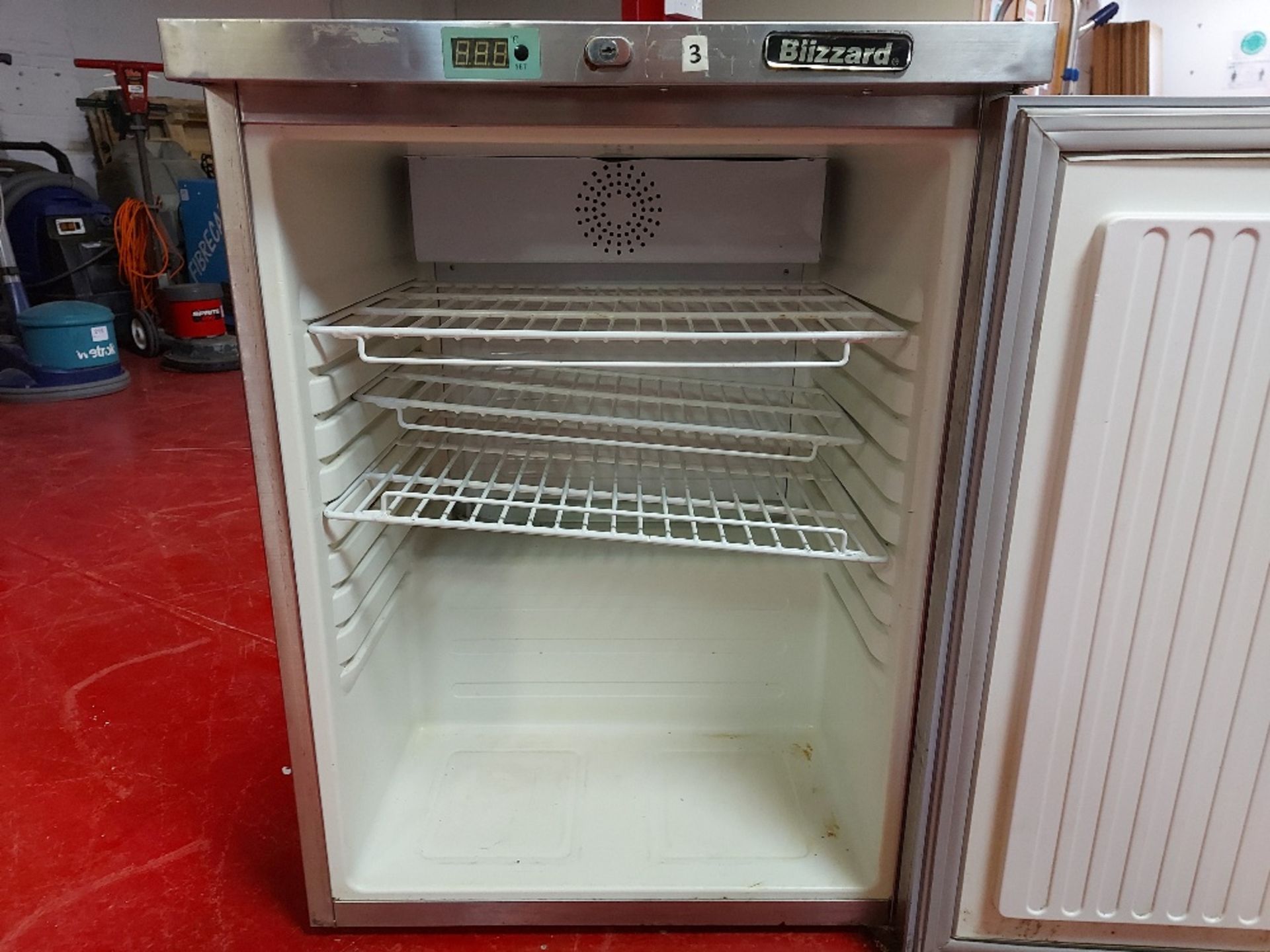 Blizzard UCR05 stainless steel single door under counter refrigerator - Image 3 of 4