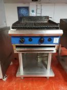 Blue Seal G594-LS stainless steel chargrill
