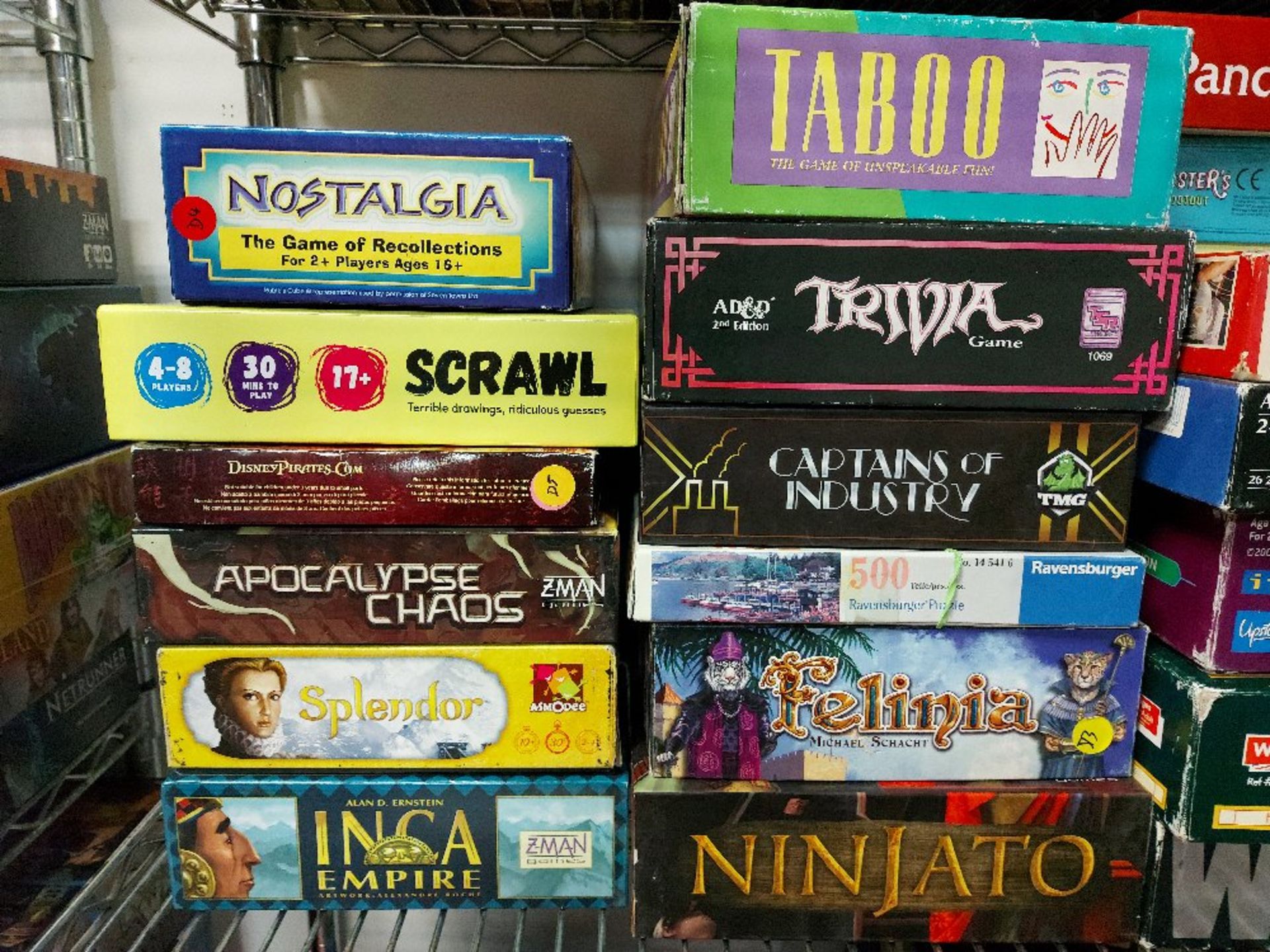 Contents of shelf to include quantity of board games - Image 2 of 3