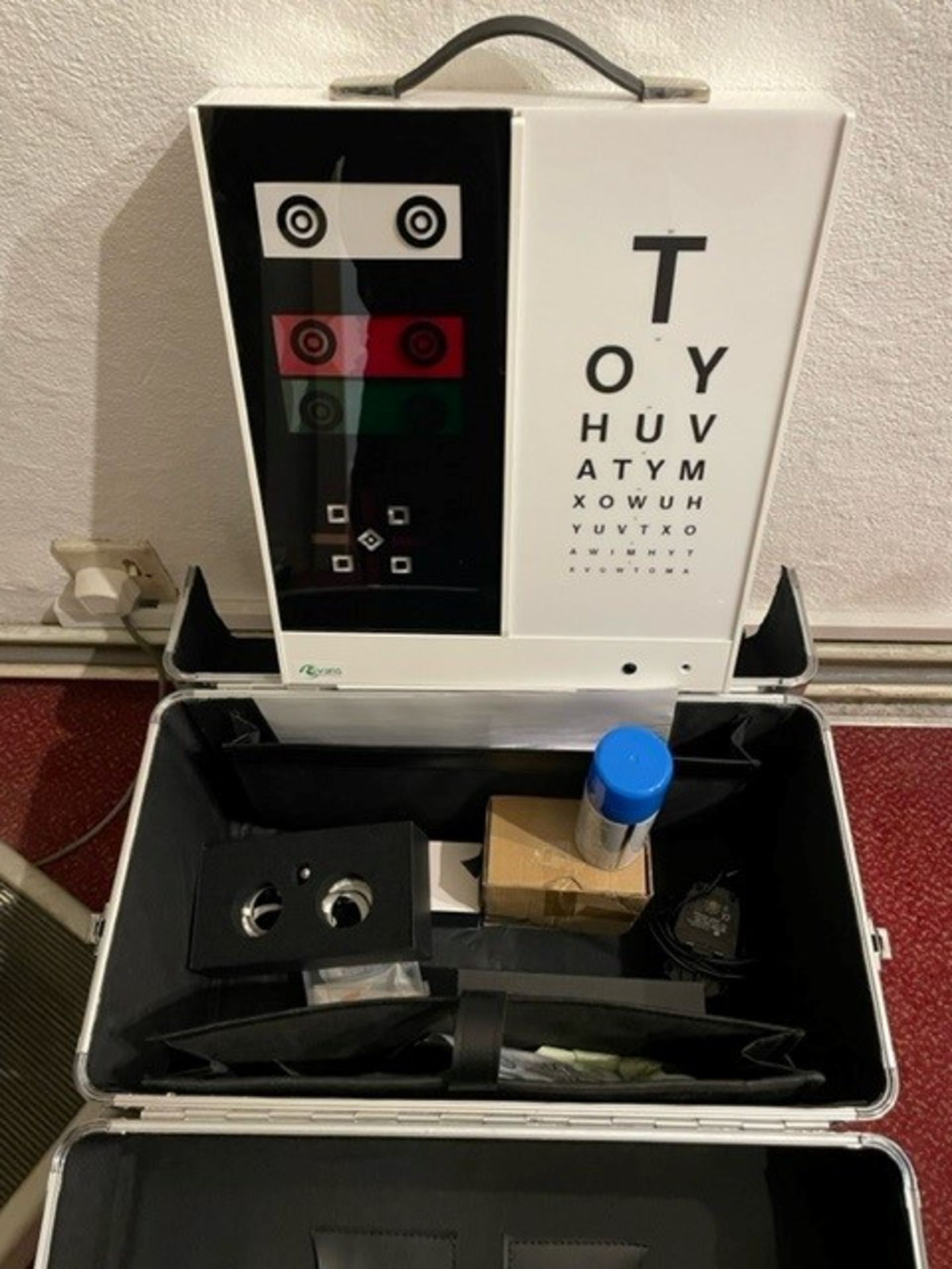 Evans domiciliary eye testing kit with hard back travel case - Bild 2 aus 3