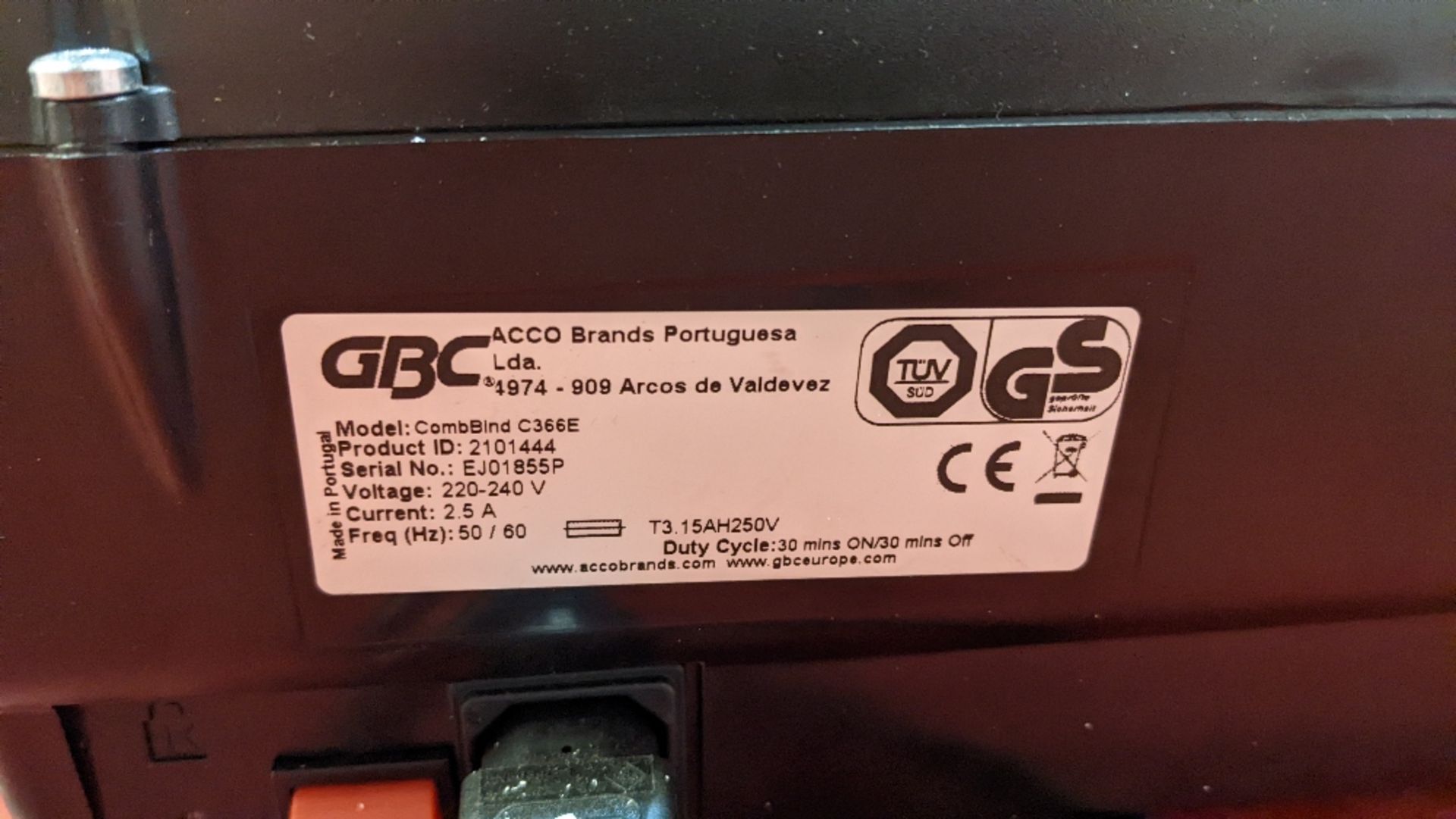 GBC Combind C366E binder - Image 3 of 3