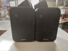 (2) Adastra BC30V-B speakers