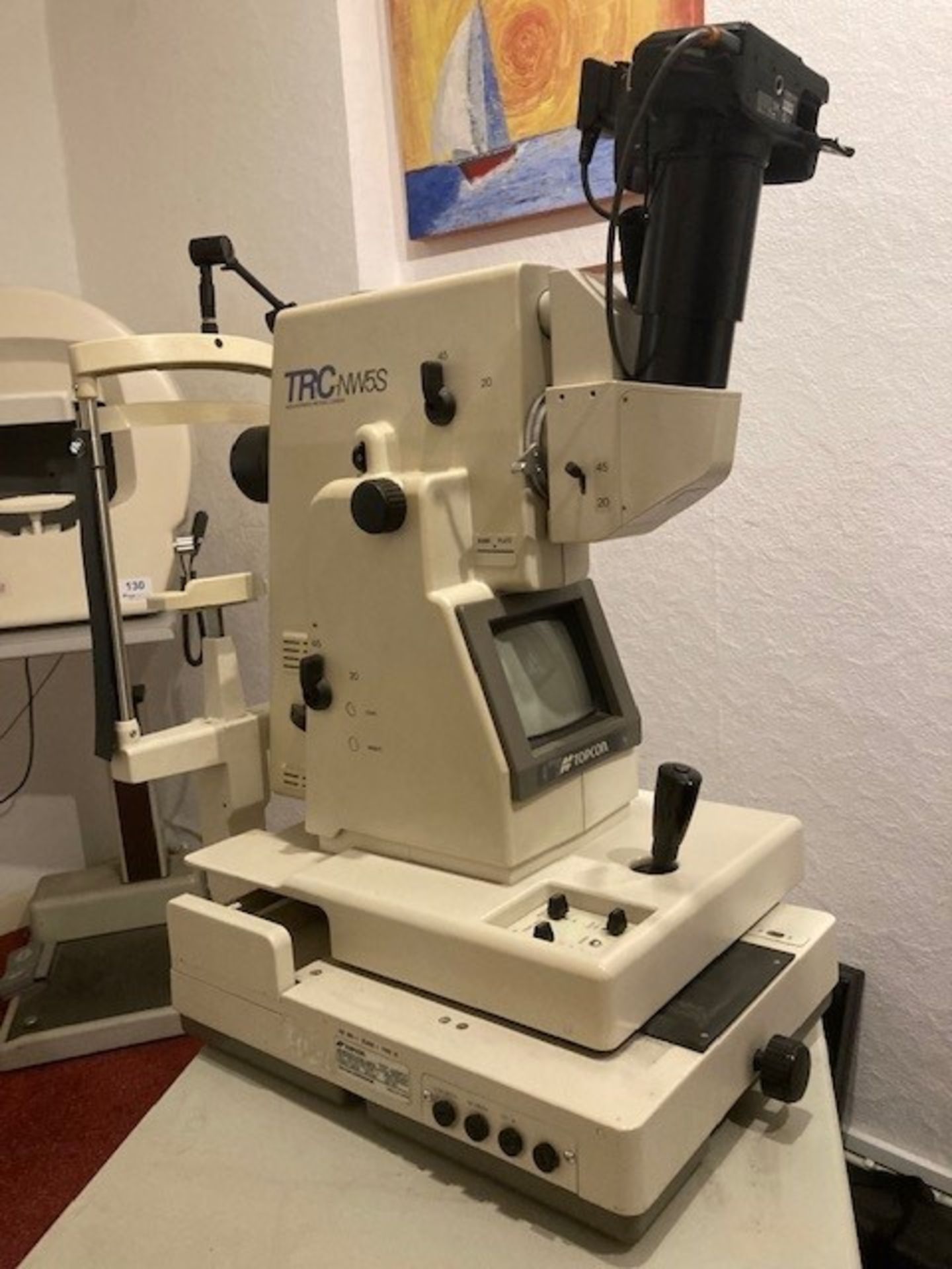Topcon TRC-NW5S non mydriatic retinal camera with height adjustable table