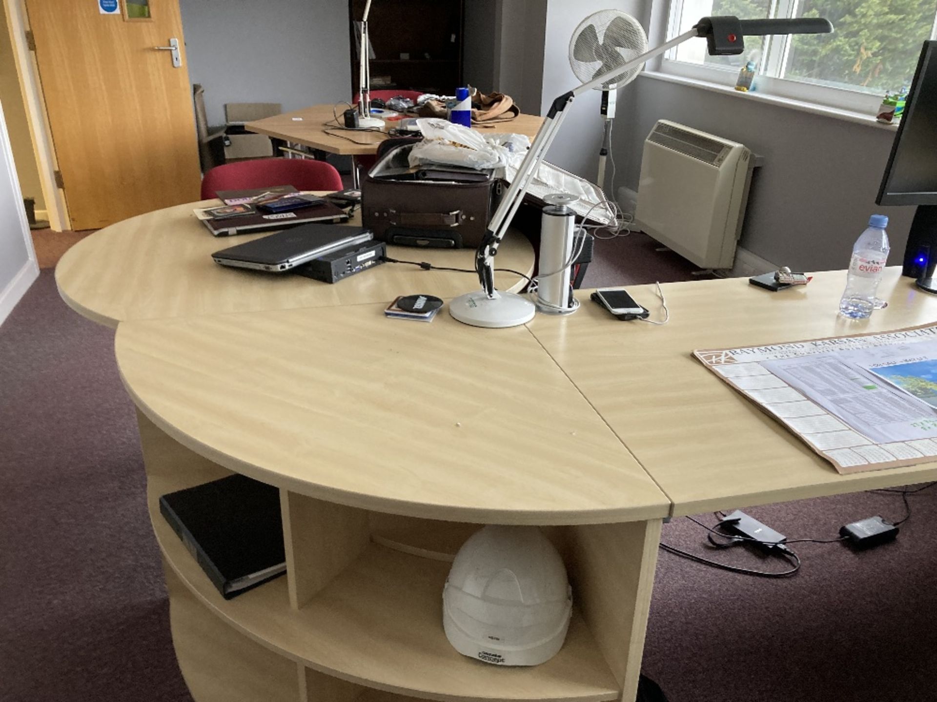 Office With Contents To Include Various Furniture, Bookshelf Chairs And Landline Phones - Image 6 of 8