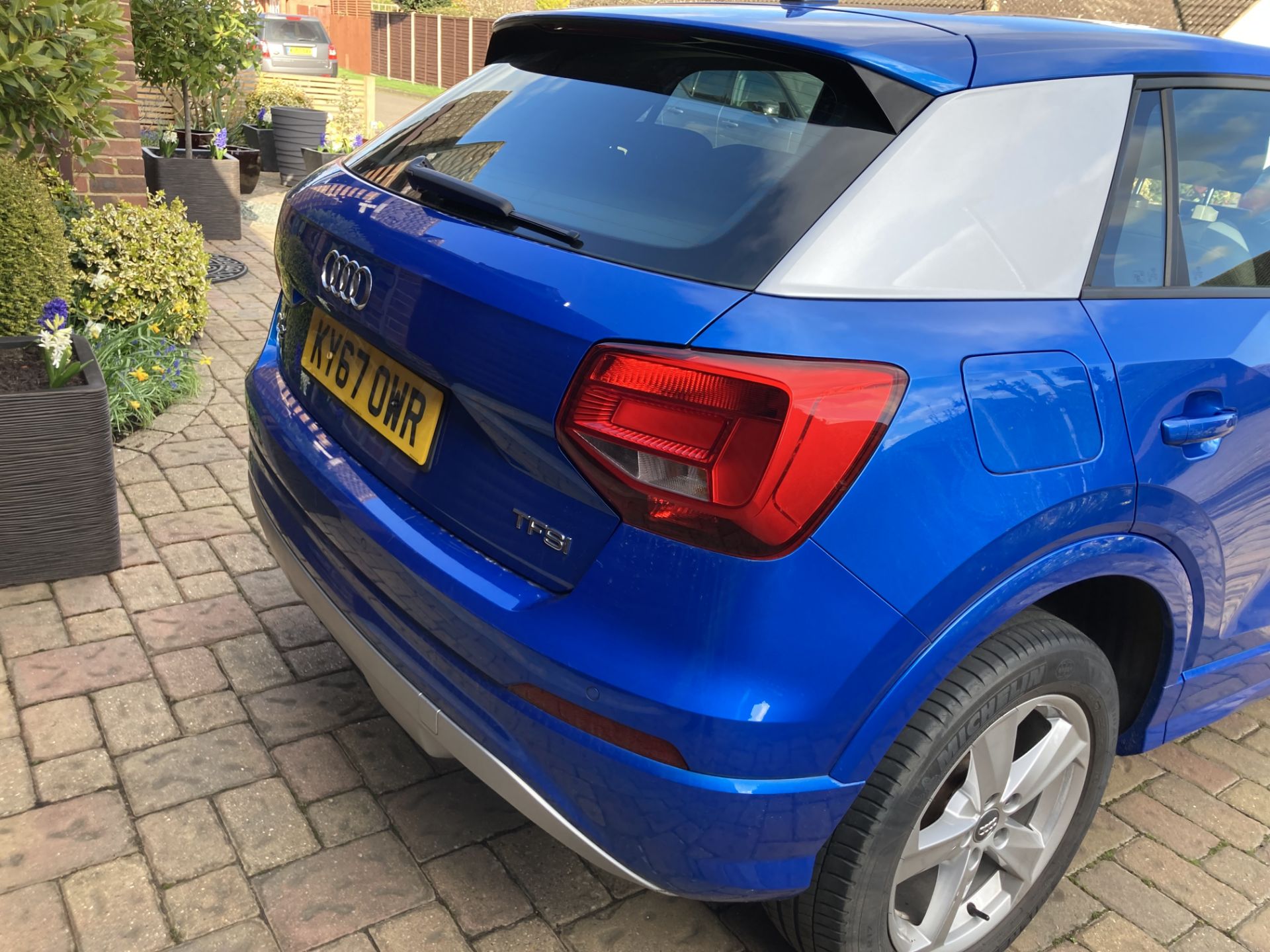 Blue Audi Q2 Sport TFSI S-A Registration Number - KY67 OWR - Bild 5 aus 14