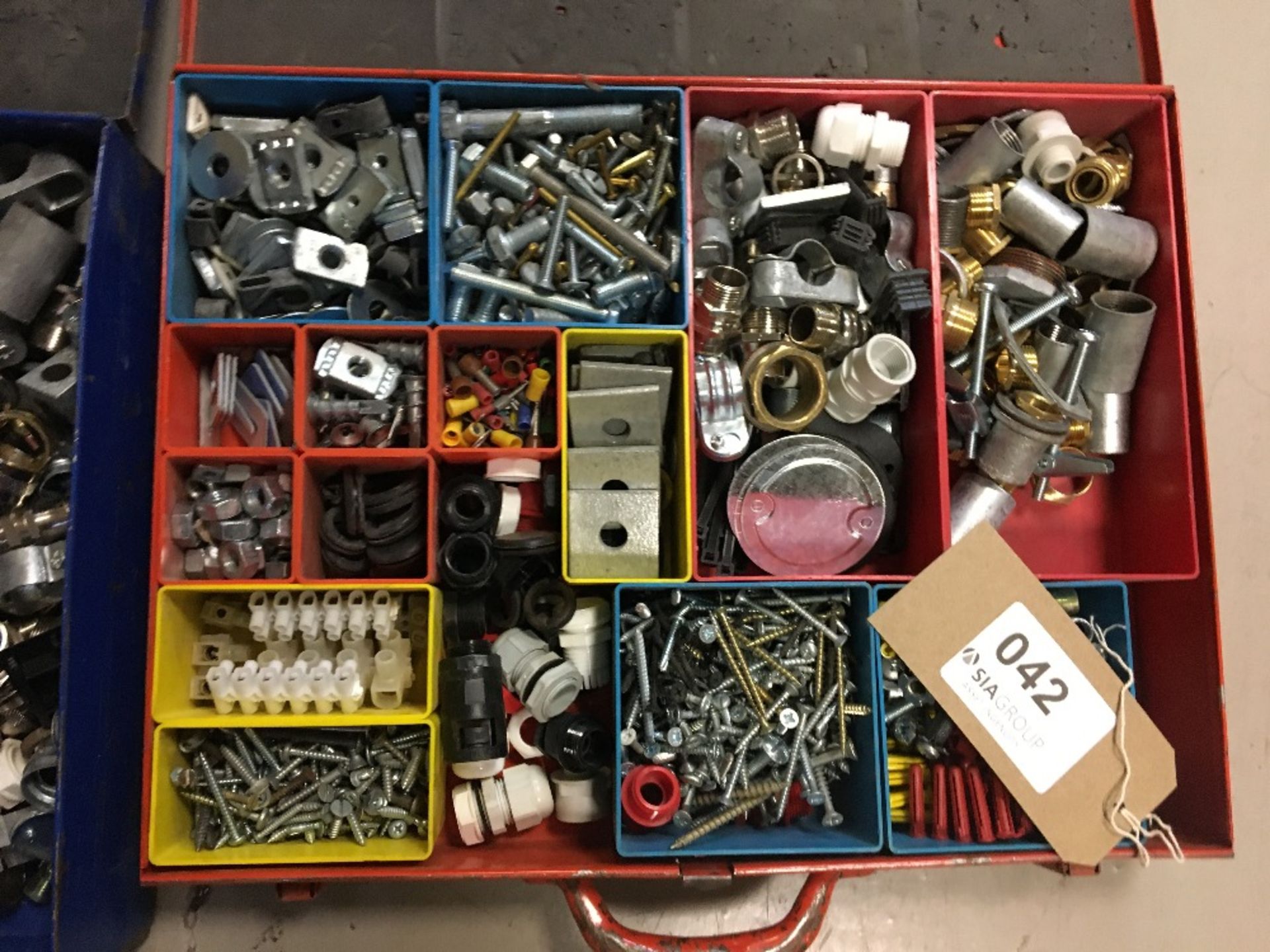 (2) Box's With Contents Of Various Cable Glands, Nuts And Bolts, Collars, Screws - Image 4 of 6