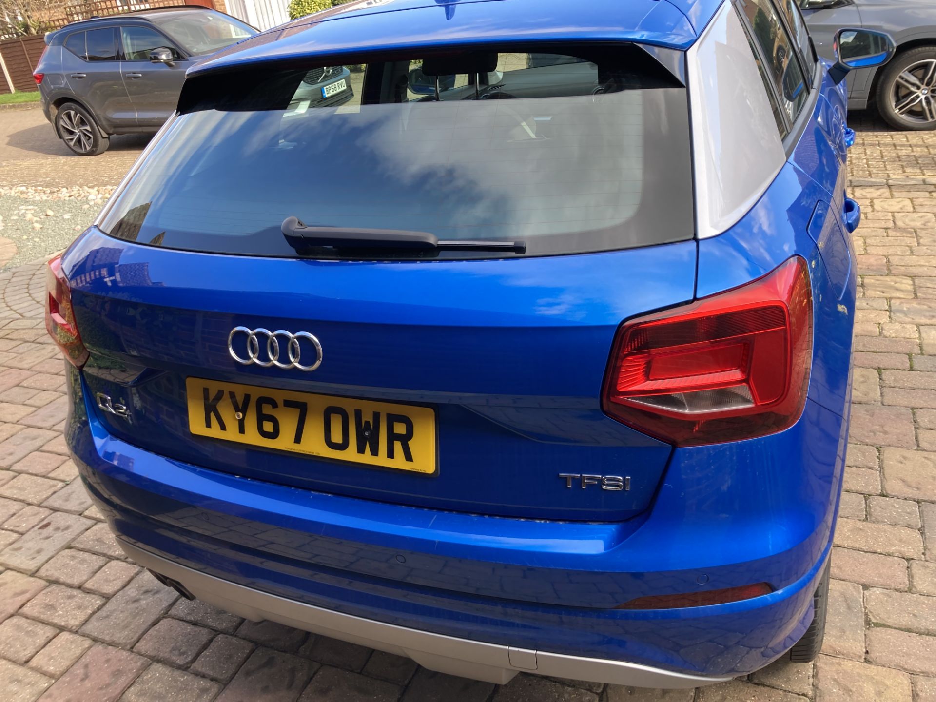 Blue Audi Q2 Sport TFSI S-A Registration Number - KY67 OWR - Image 4 of 14