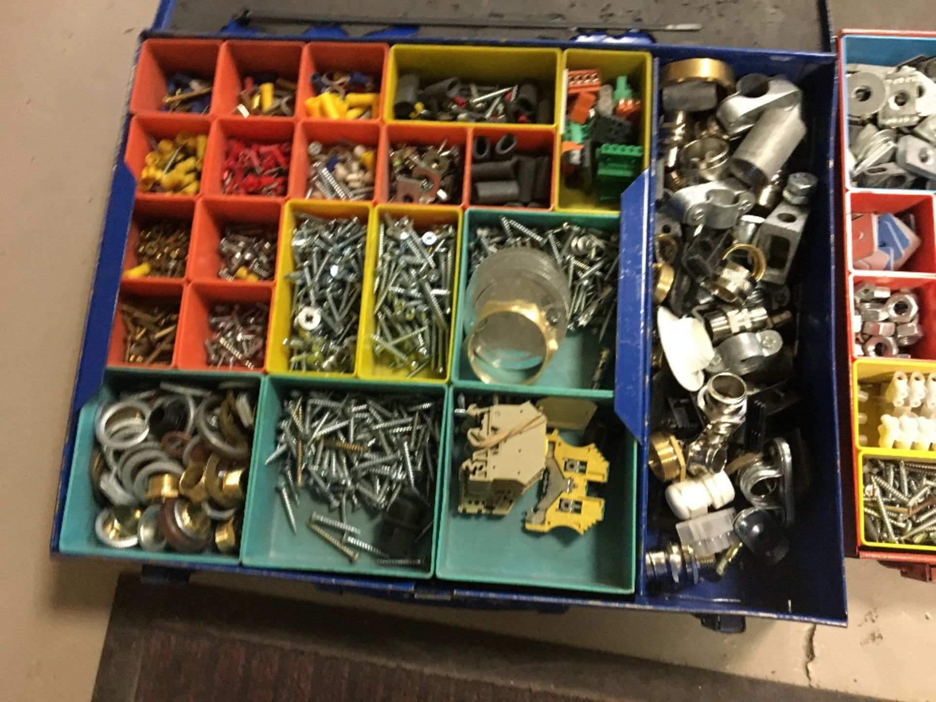 (2) Box's With Contents Of Various Cable Glands, Nuts And Bolts, Collars, Screws - Image 5 of 6
