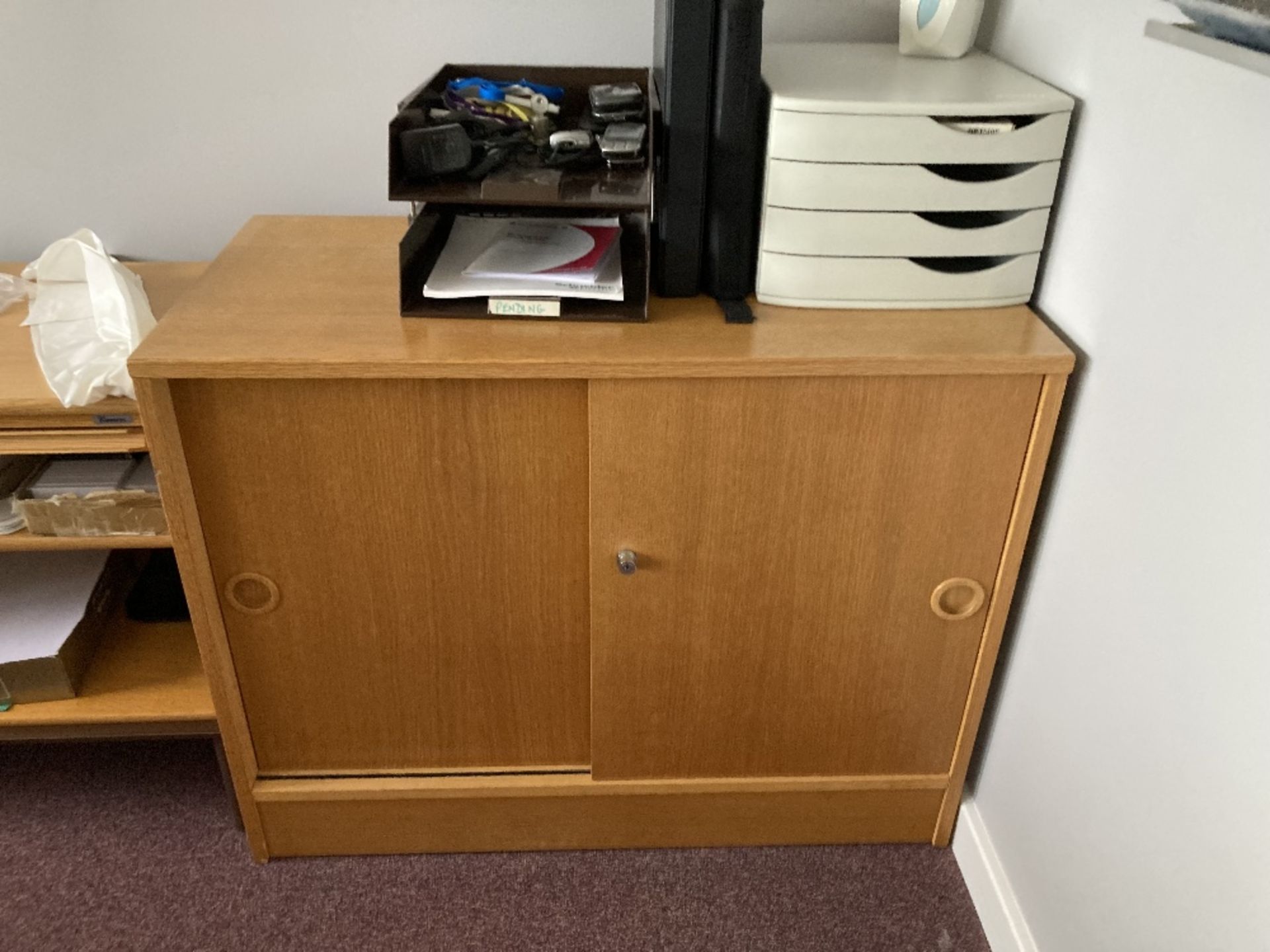 Office With Contents To Include Various Furniture, Bookshelf Chairs And Landline Phones - Image 3 of 8