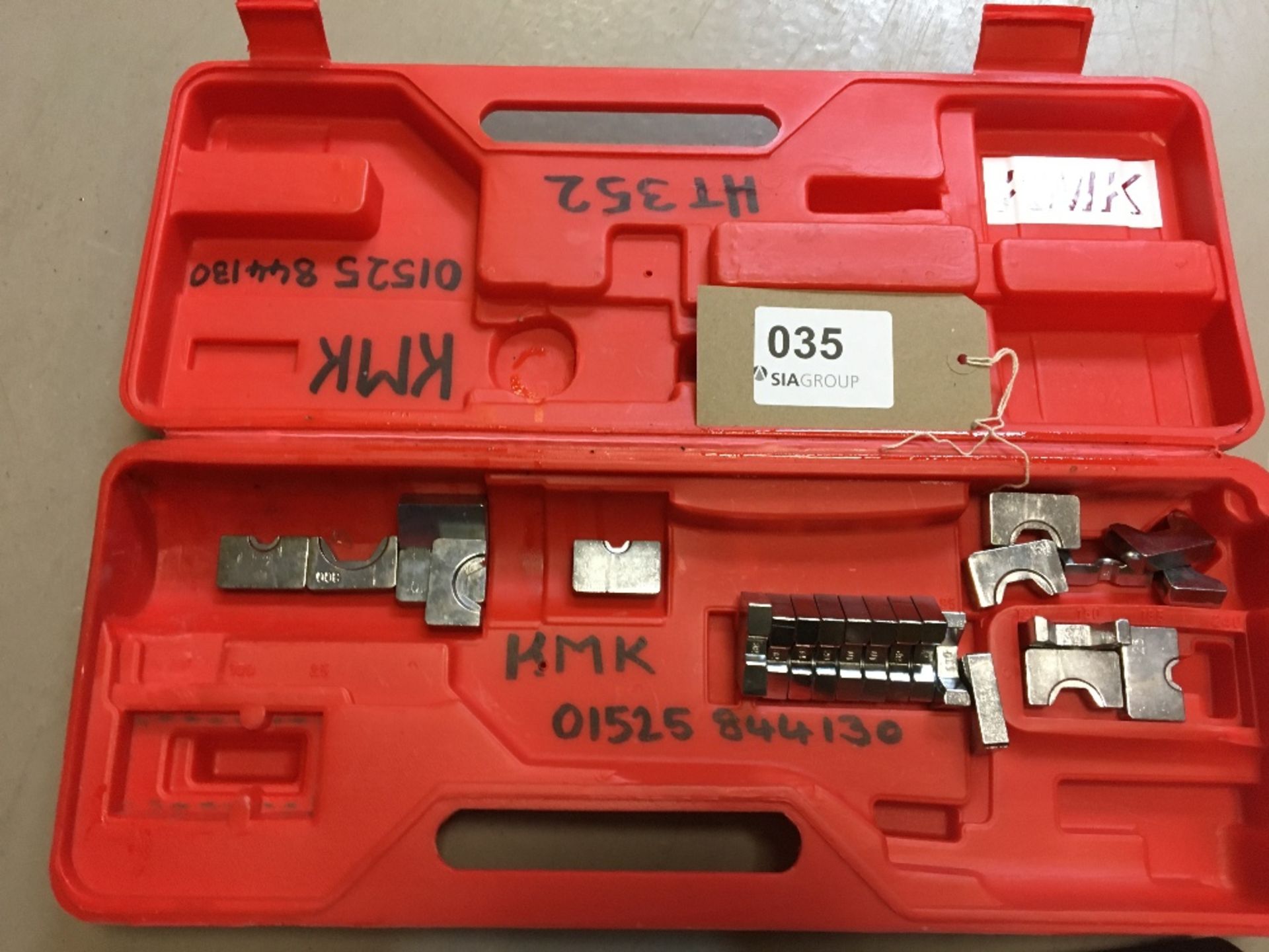 HFS Hydraulic Wire Terminal Cable Lug Crimping Tool with Dies - Image 4 of 4