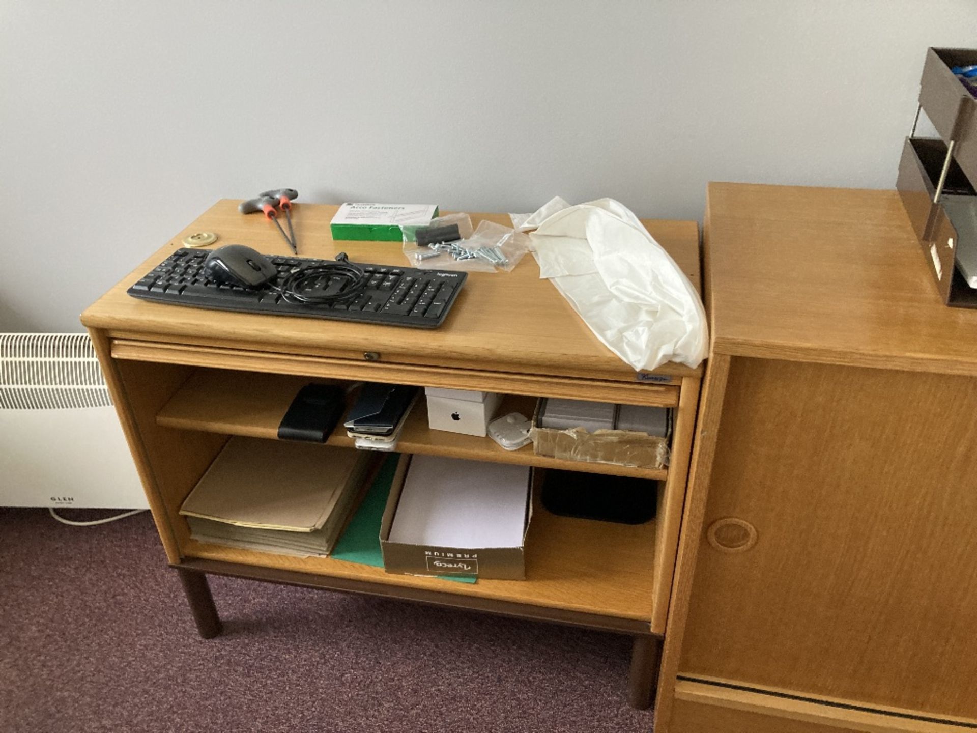 Office With Contents To Include Various Furniture, Bookshelf Chairs And Landline Phones - Image 4 of 8