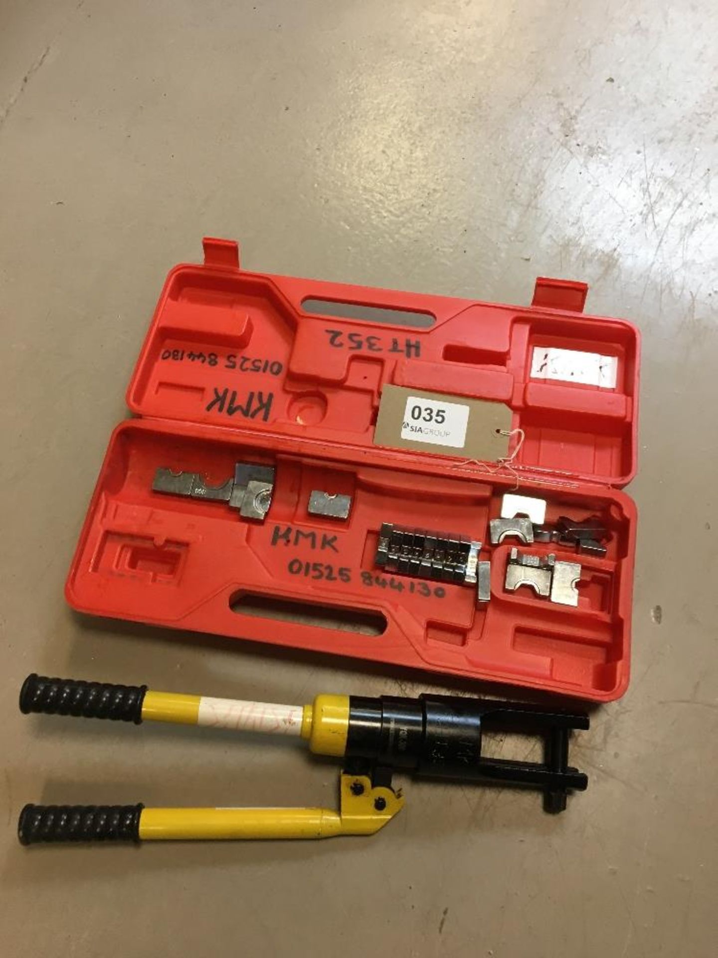 HFS Hydraulic Wire Terminal Cable Lug Crimping Tool with Dies