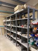(4) Bays Of Racking To Comprise Of Distrubtion Boards, Electrical Applications, Fire Alarms, Stops
