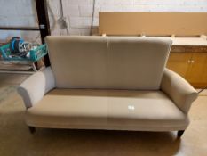 Beige Upholstered Sofa