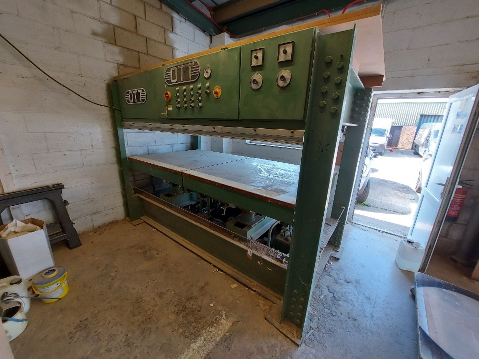 OTT JU 90 Veneer Press with Elkom Heating Plate