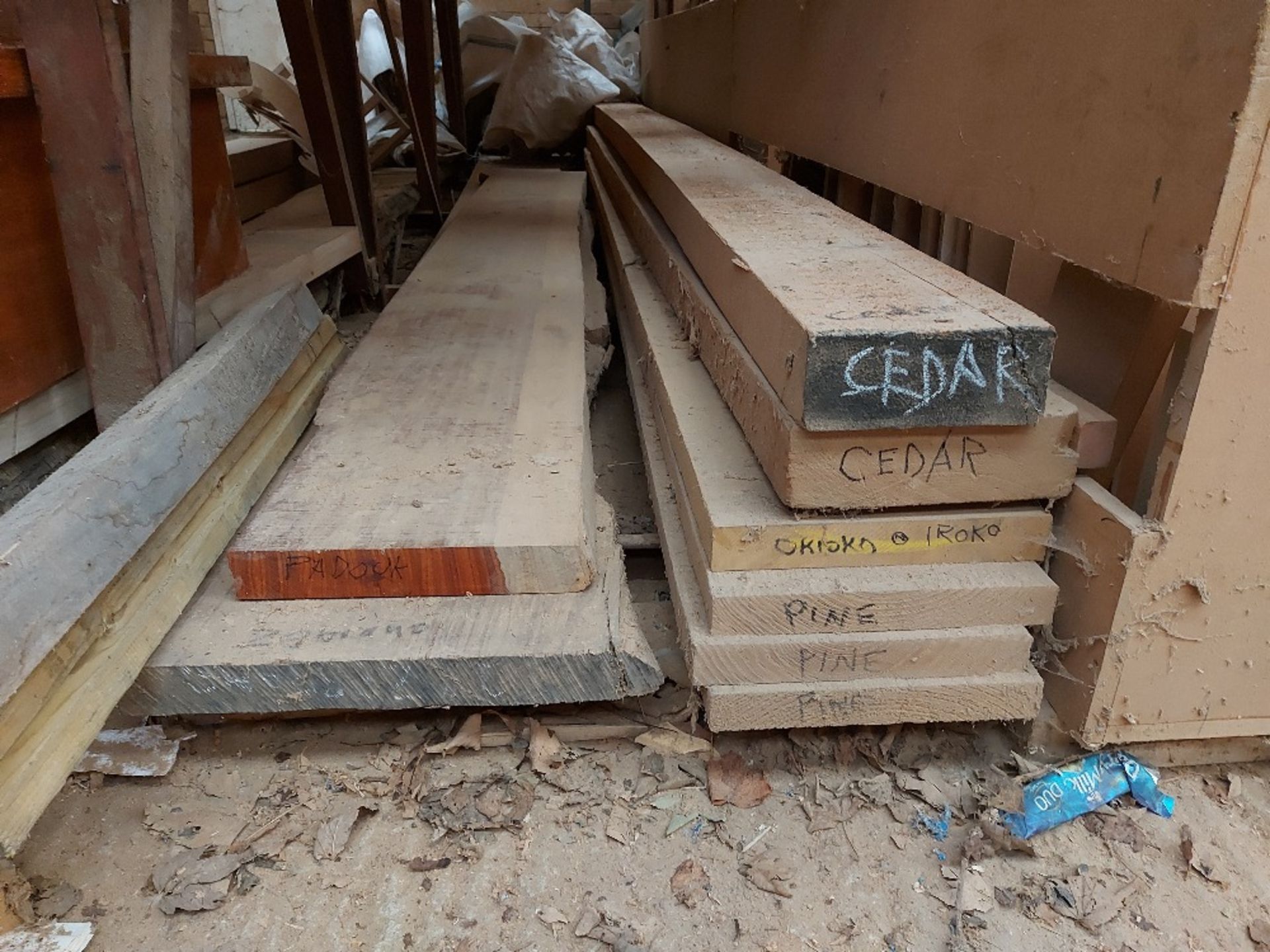 c.(35) Rough Sawn Boards & Offcuts - Various Quality and Exotic Timbers - Image 2 of 7