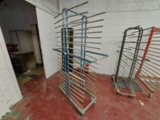 Eighteen Tier Double Sided Mobile Drying Rack