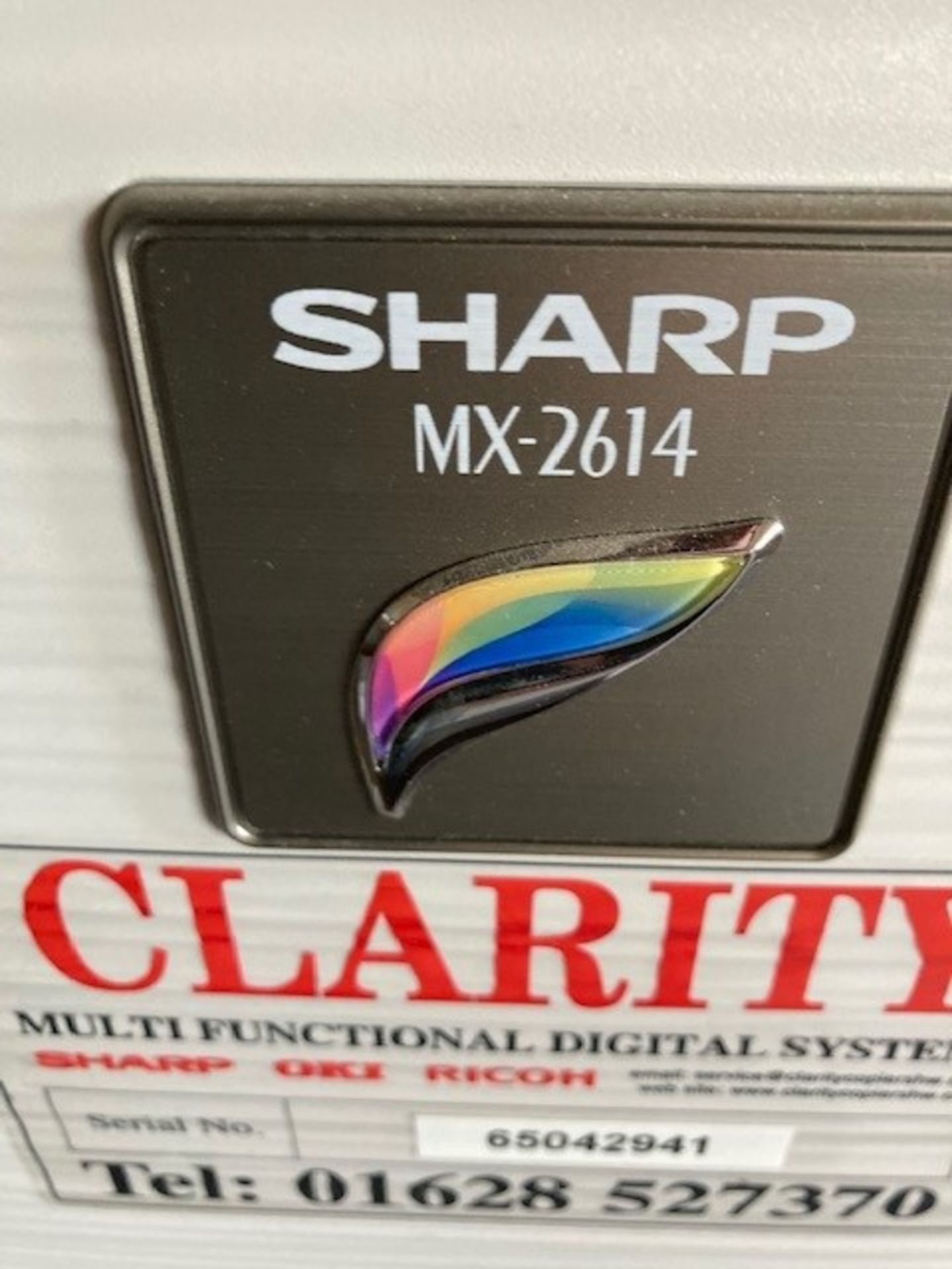 Sharp MX-2614 Colour Networked Digital A3 Photocopier - Bild 3 aus 3